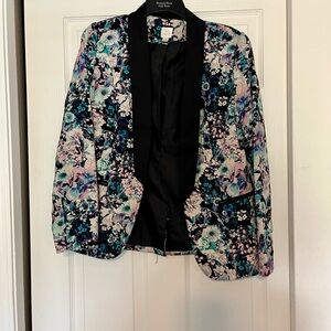 Lauren Conrad Black Blazer with Structured Shoulders